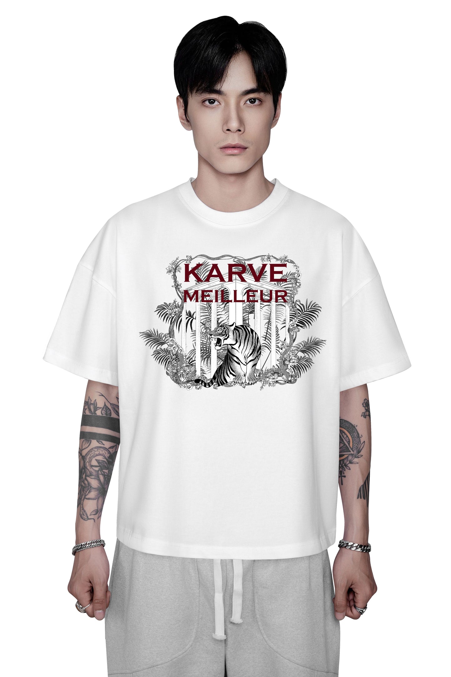 Sacred Jungle Boxy T-Shirt | Boxy Fit Graphic Tee