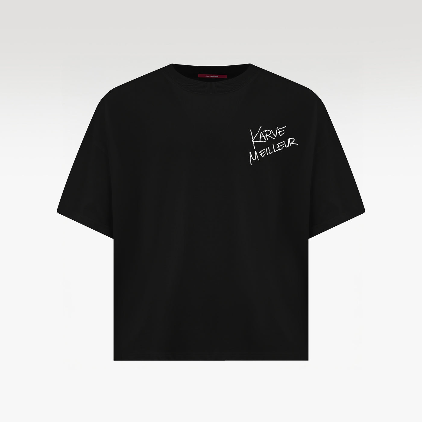 Violet Boxy T-Shirt | Boxy Fit Graphic Tee - Vintage Black Floral Gothic Streetwear Top