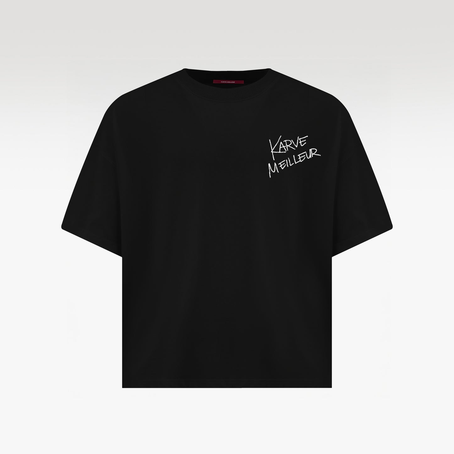 Violet Boxy T-Shirt | Boxy Fit Graphic Tee - Vintage Black Floral Gothic Streetwear Top