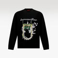 Vintage Botanical Sweatshirt | Architectural Graphic Long Sleeve Sweatshirt