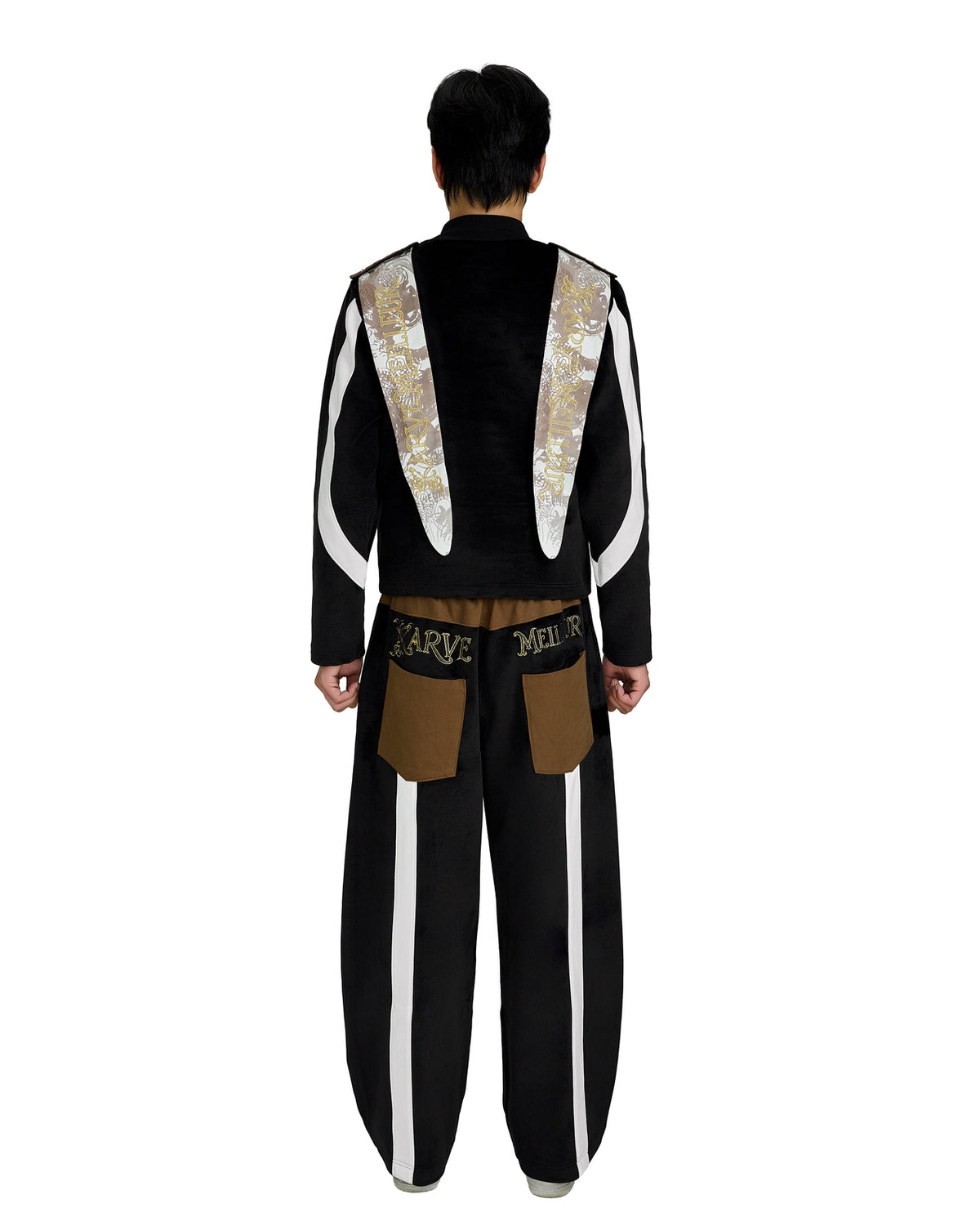 Urban Edge Sweatpants | Panel Wide-Leg Track Pants