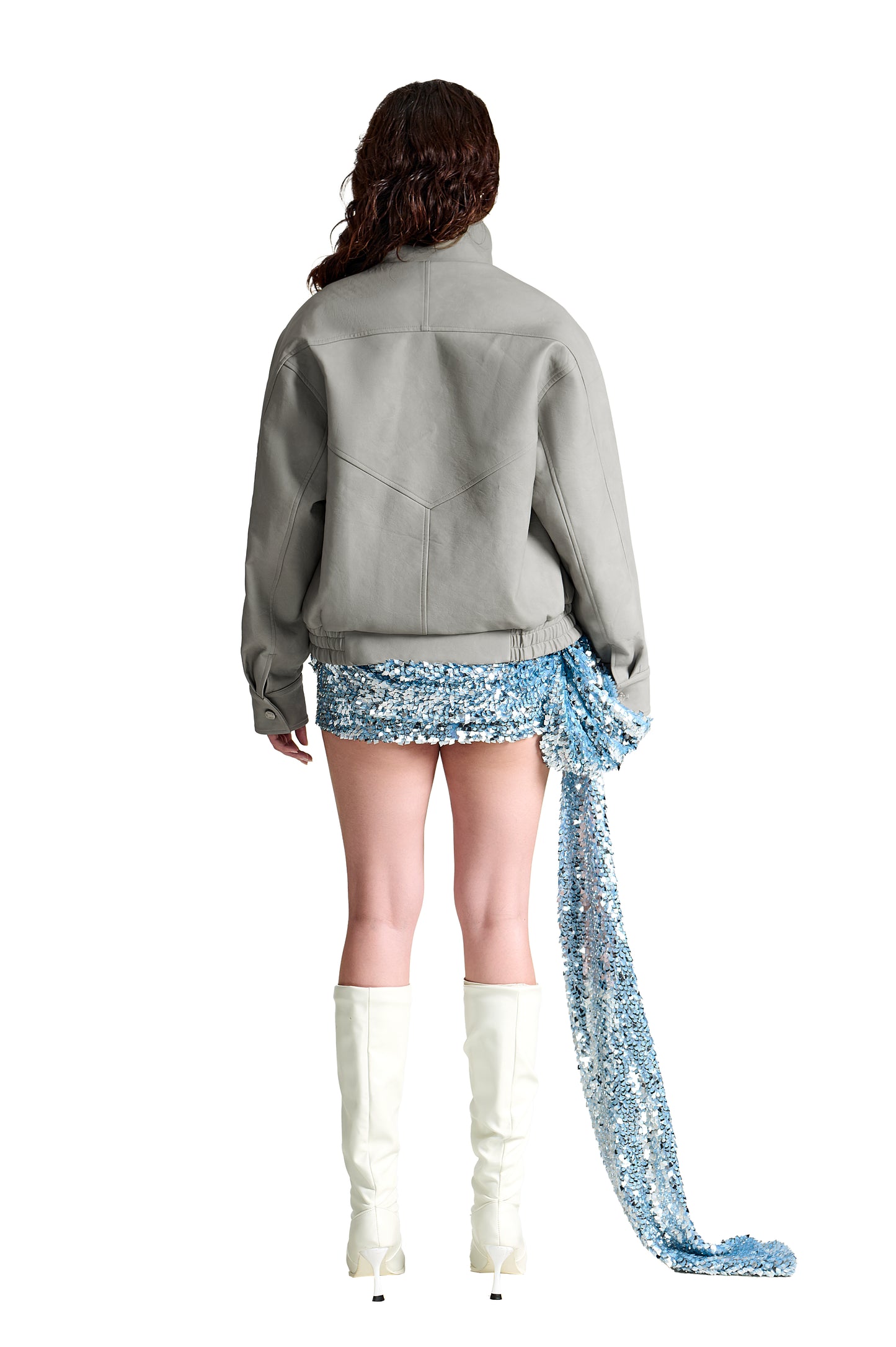 The Urban Pilot Faux Suede Jacket | Urban Essential Faux Suede High Collar Outerwear