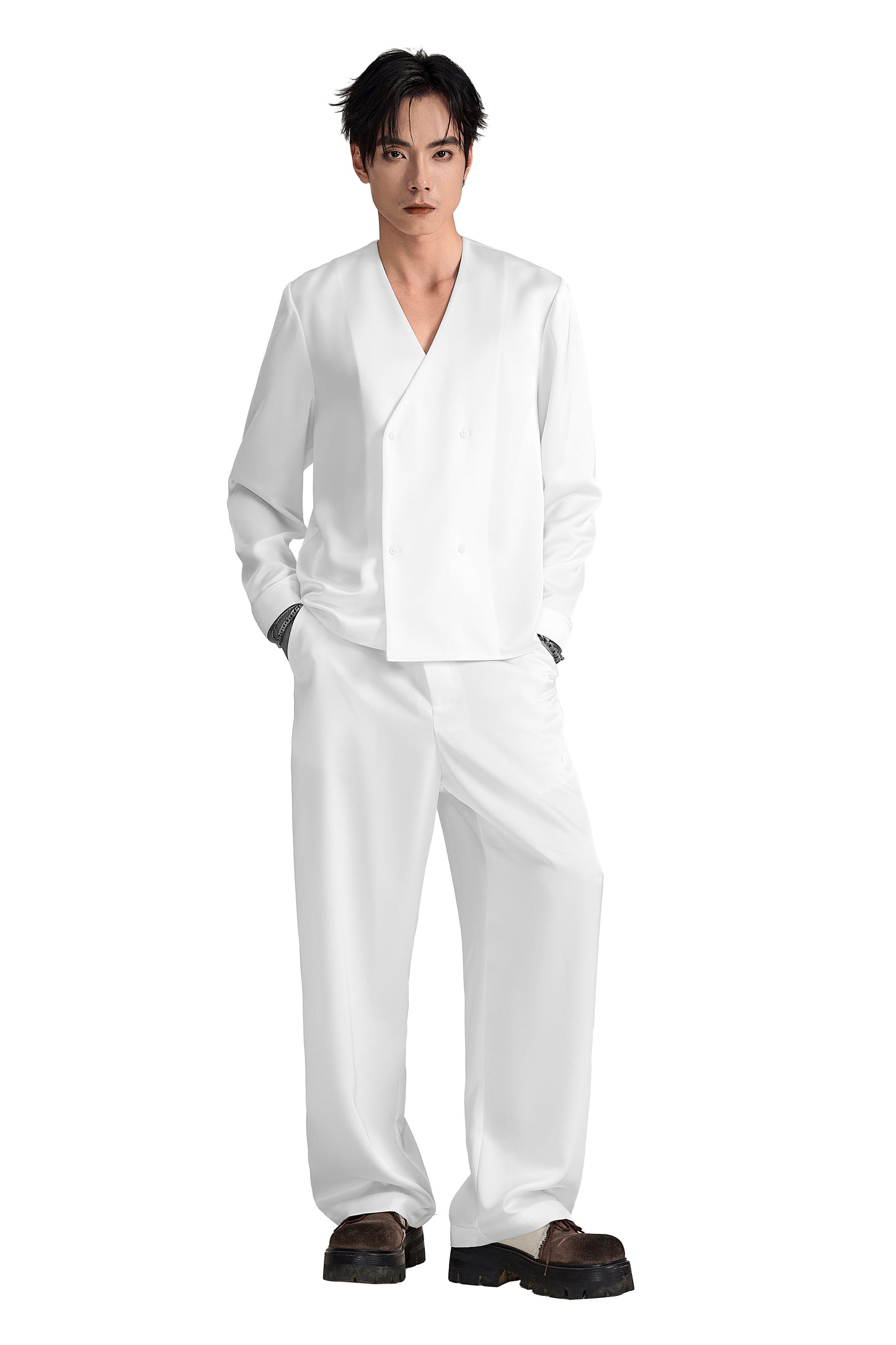 The Void Symphony Silk Shirt | Premium Silk Relaxed Minimalist