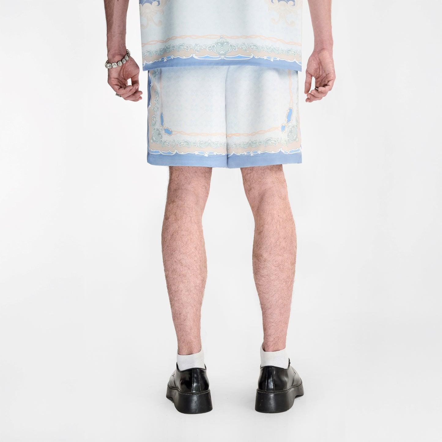 Quần short lụa Rocaille Marine