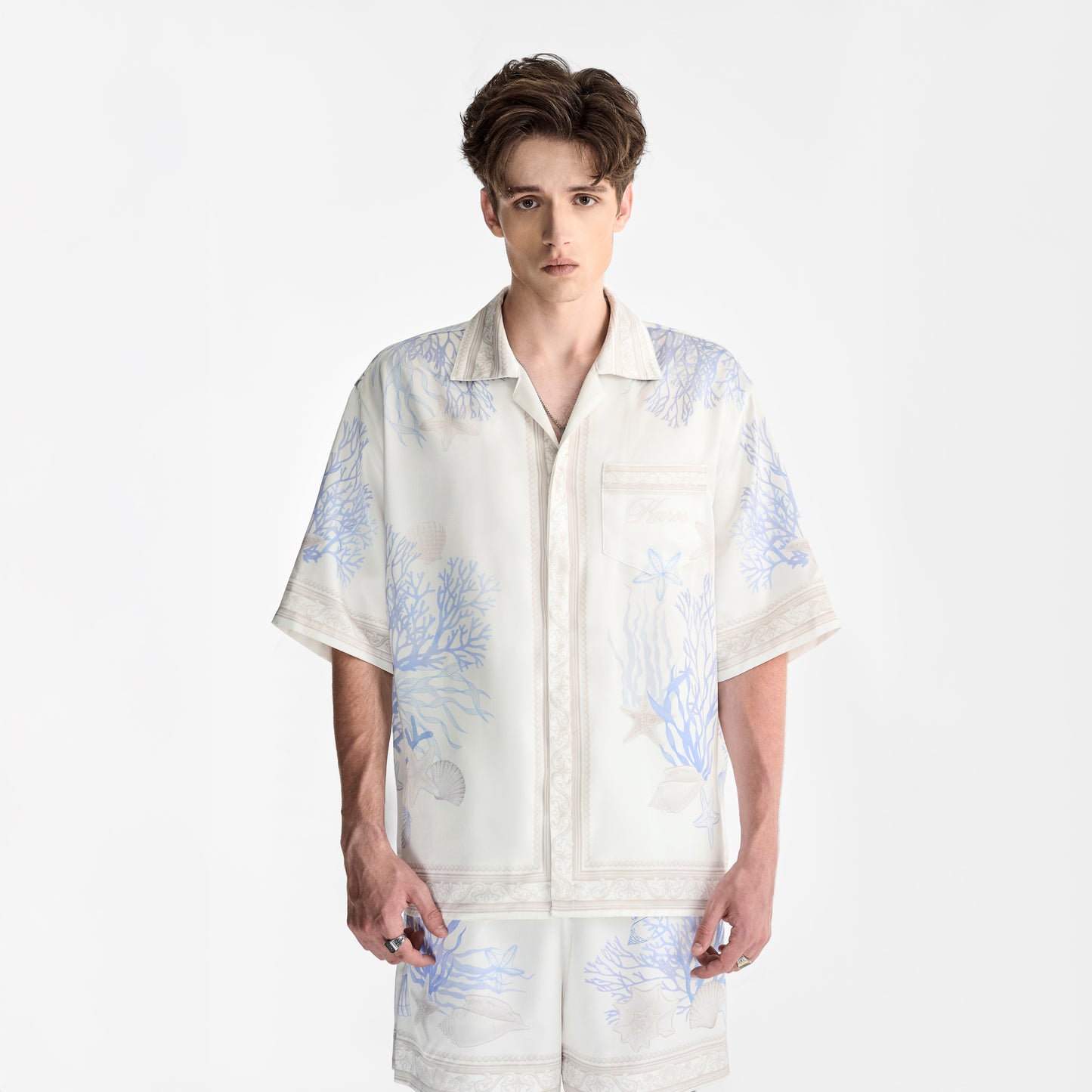 Rococo Coraline White Silk Shirt
