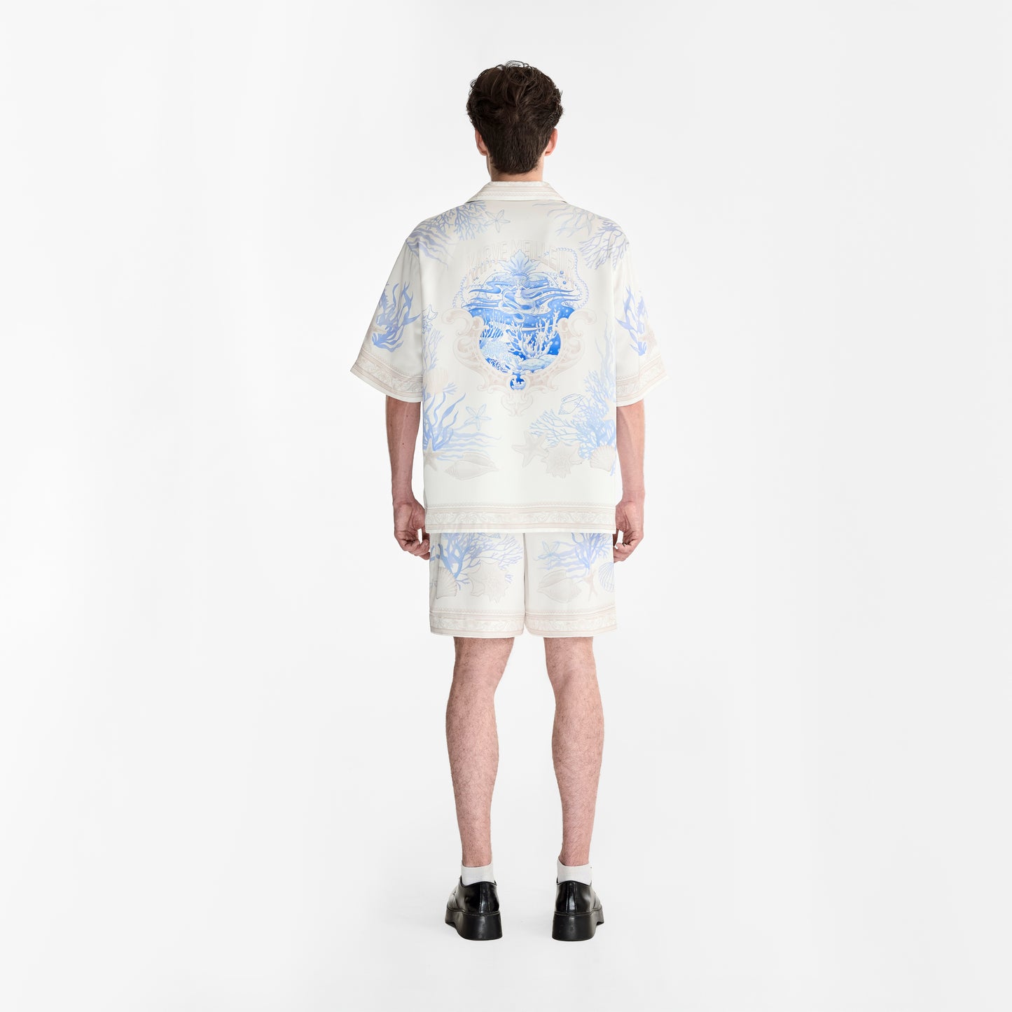 Rococo Coraline White Silk Shorts