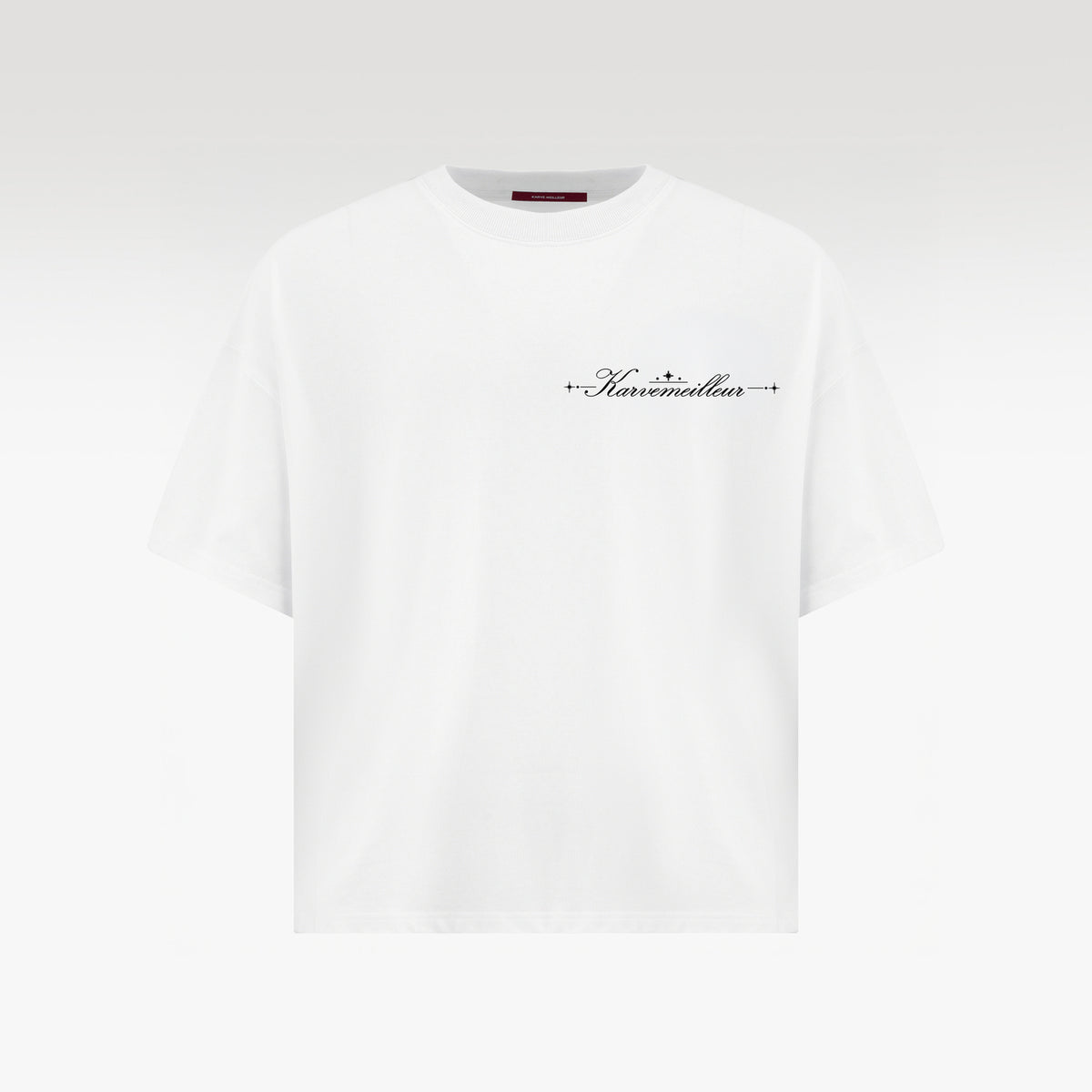 The White Brom Tee | Calligraphy Logo Oversized T-Shirt